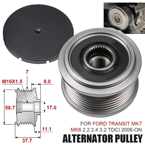 Alternator clutch pulley - clutch,