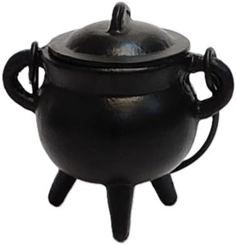 Cast iron cauldron - cast, plain