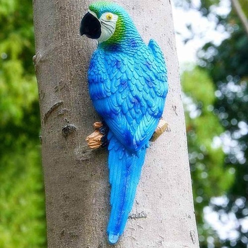 Tropical parrot wall - tropical,