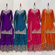 Long Kurti Choli Lengha Purple