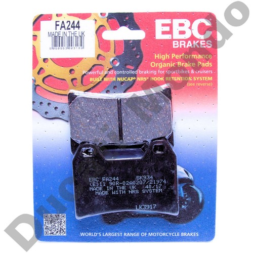 Ebc fa244 front brake pads - ebc,