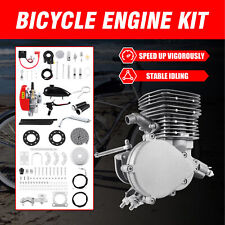 110cc 2 Stroke Engine Motor Kit Bicycle Petrol Auxiliary Engine Black Silver