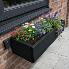 Wooden Window Box Planter