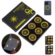 Quantum Anti Radiation Shield 5G EMF Protection - Phones Laptops - 6 Stickers