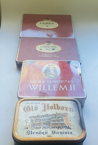 Vintage cigarette tins - tins, 2
