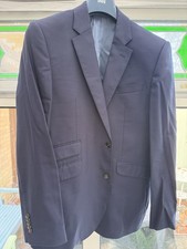 John Lewis 42R Chest 107cm 36W 31L Two Piece Suit Dark Blue