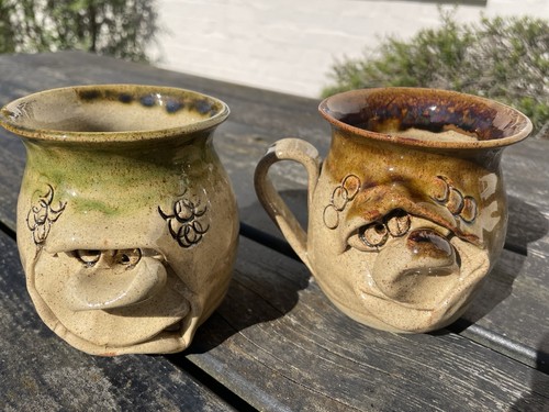 Pretty ugly pottery - pretty, mugs