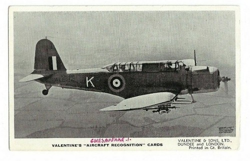 Aircraft recognition card - aircraft,