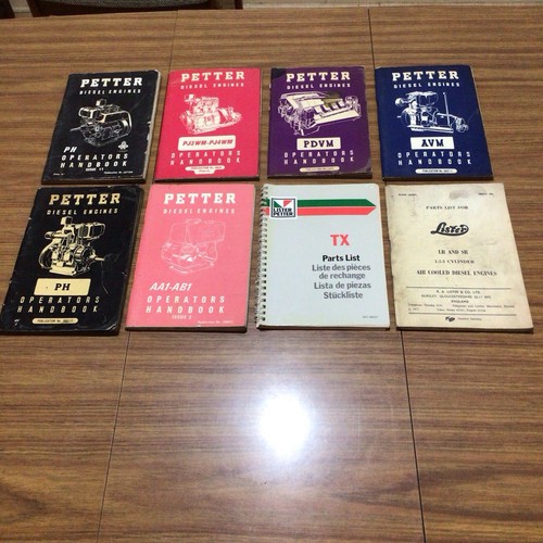 Lister petter hand - hand, books