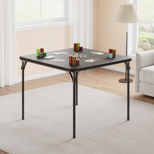 Folding table portable card - table,
