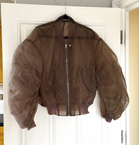 Rick owens sheer - tulle, bomber