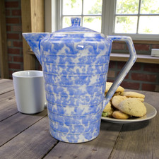 Wade Heath Blue Swirl Ceramic