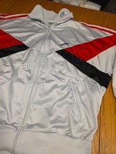 Vintage 90s Adidas Logo Track Jacket Size XL Polyester Trefoil