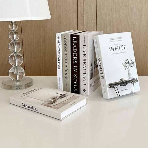 Simple fake books ornament - books,