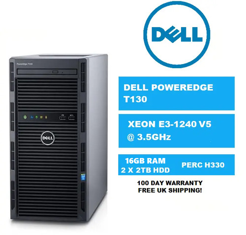 Dell poweredge t130 tower - poweredge,