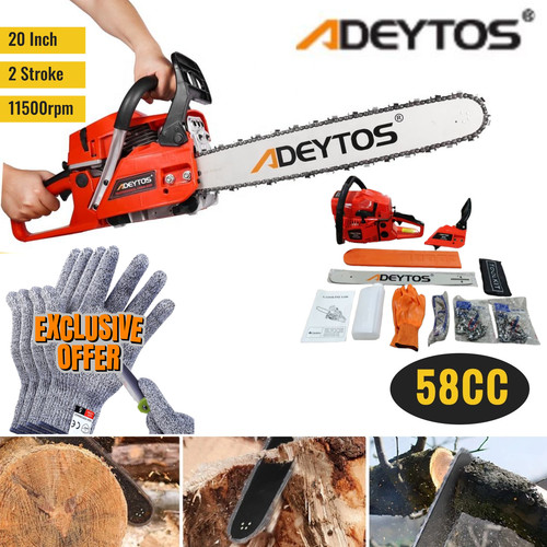 58cc petrol chainsaw stroke - chainsaw, 2