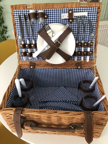 Wicker picnic basket for - basket,