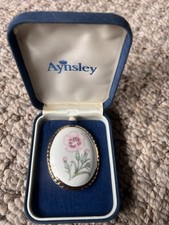 Aynsley Pink Flower Brooch