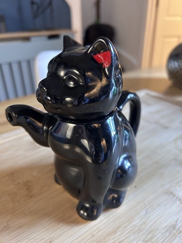 Vintage 1950s black - vintage, teapot