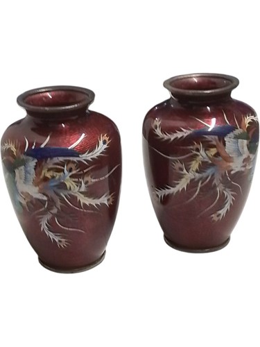 Pair japanese cloisonne - pair, of
