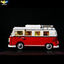 Light Kit for Volkswagen T1 Camper Van -Compatible with LEGO® 10220 Set (Remote)