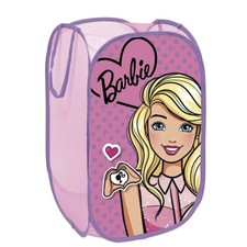 Genuine BARBIE Pop up Room Tidy Basket  Laundry Bag  Storage Bag GIRLS
