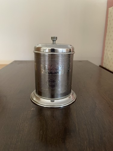 Vintage chrome plated tea - chrome,