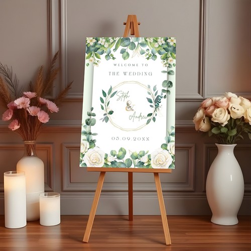 Personalised floral wedding - personalised,