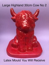HIGHLAND COW No1 LATEX MOULD