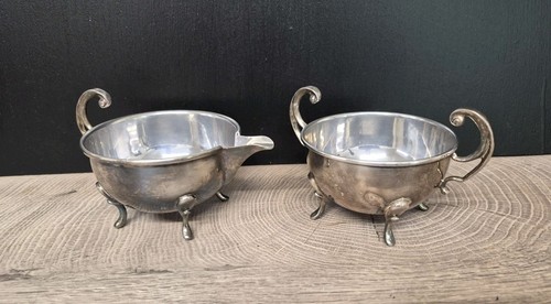 Vintage silver plated cream - plated,