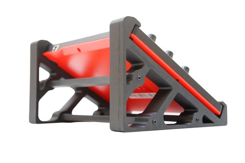 Angled desk display - desk,