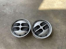 Pair Wheels Rims Iron 4x98