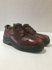 Clarks Rockie Walk GORE-TEX Shoes Mens Size 9G Leather Brown Lace Up Shoes