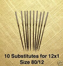 Needles 46x1 Size 80 Sub. for 12x1 Singer 12 & most Transverse Shuttle Machines