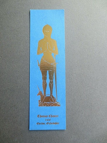 Art bookmark thomas chaucer - art,
