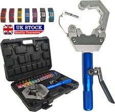 71500 Hydraulic Hose Ferrule Crimper 5/16"-5/8" A/C Hose Crimping Tools w/ 7Dies