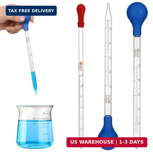 3pcs glass pipettes dropper - pipettes,