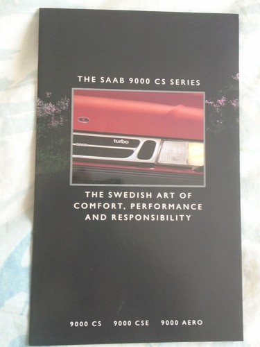 Saab 9000 brochure undated - saab,