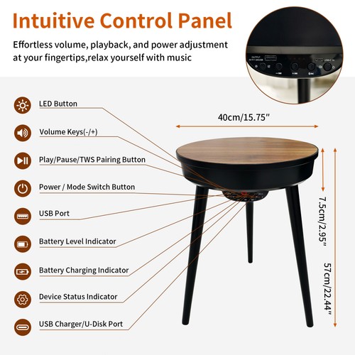 Smart end table - ﻿smart, with