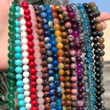Natural Gemstone Round Loose Beads | For DIY Bracelet, Necklace & Jewelry Making