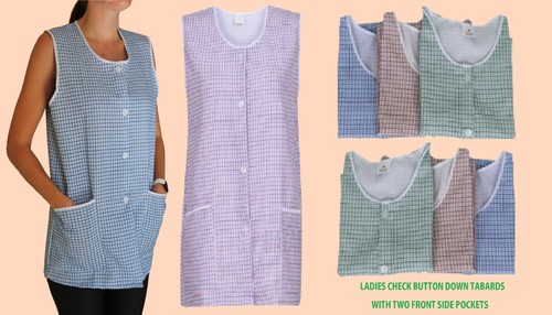 Ladies tabard check home - ladies,