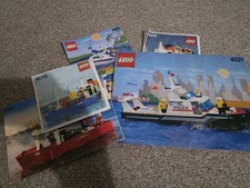 Lego Vintage x 5 Boats Town