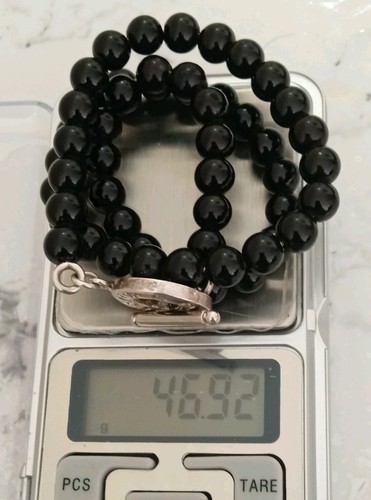 Tiffany black onyx bead - &, co