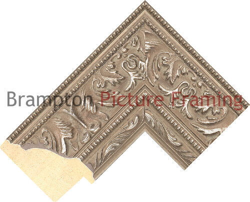70mm wide silver - reverse, wood