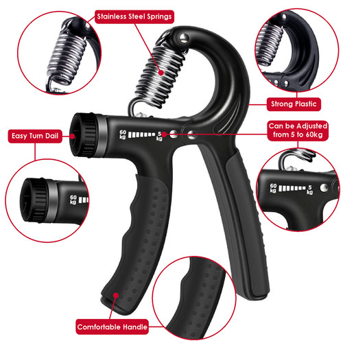 60kg adjustable hand grip - 5-60kg,