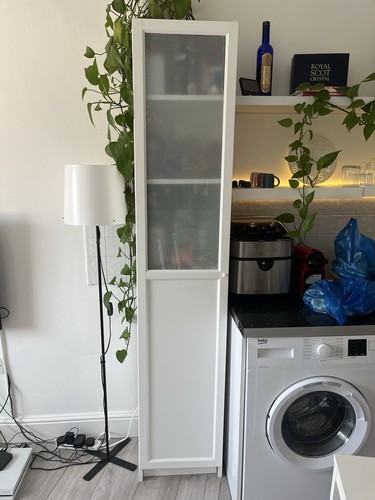 Ikea white glass tall - ikea,