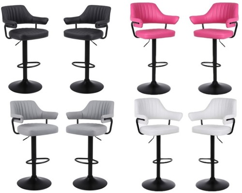 Set plush bar stools gas - 2,
