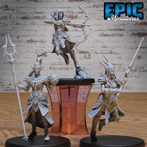 Dark elf soldiers - dark, dungeons