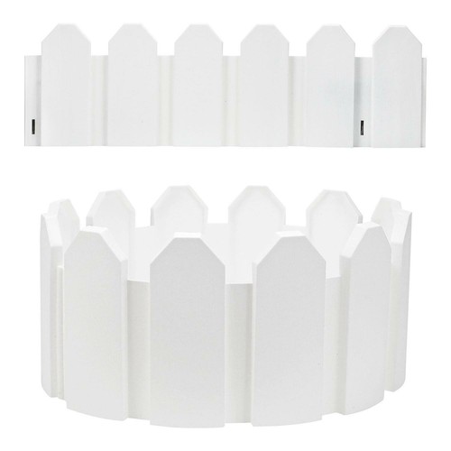White plastic wooden effect - white,