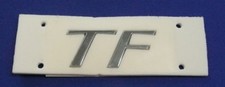 MG TF REAR BADGES, 'TF' MOTIF